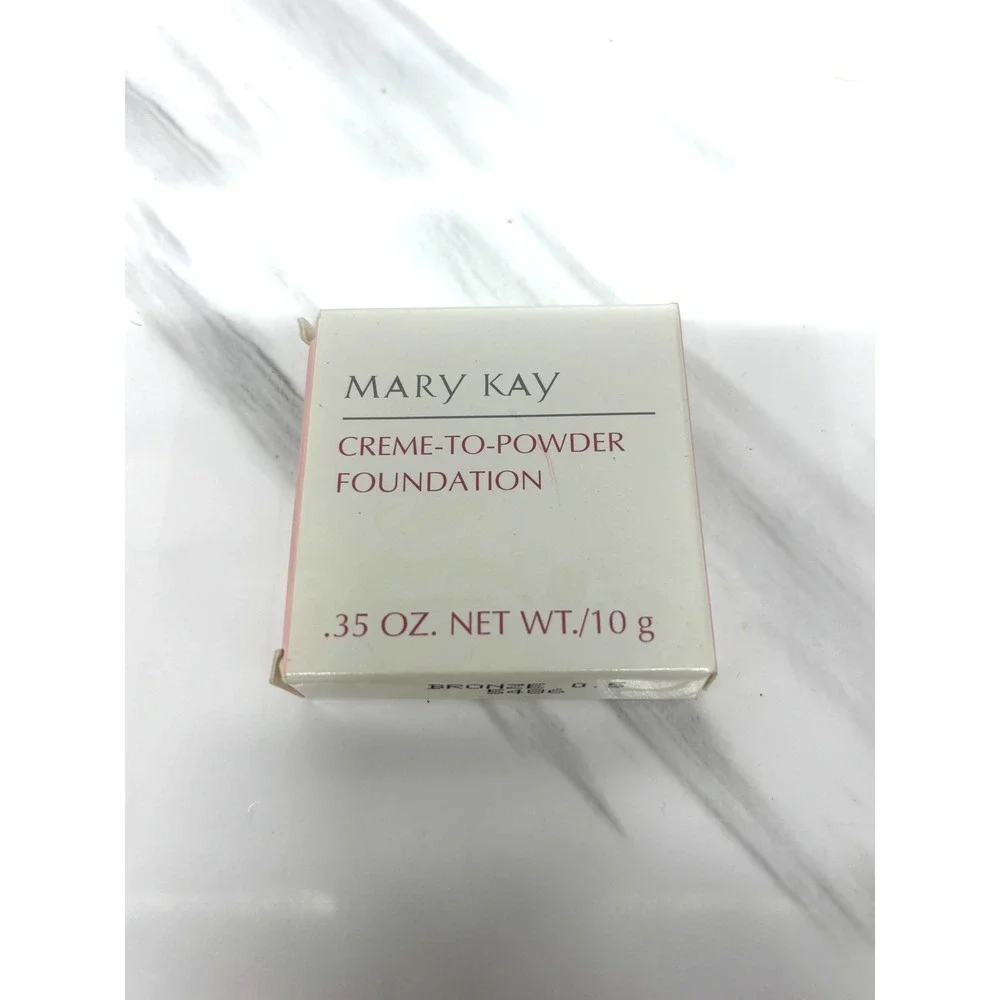 Mary Kay Creme-to-Powder Foundation Bronze 0.5 Matte Finish‎ .35 oz 10g New Box